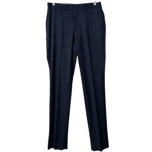 NWT William Rast WLEY2WAY0016 Dress Pants Slacks Navy 31 Waist *legs unhemmed